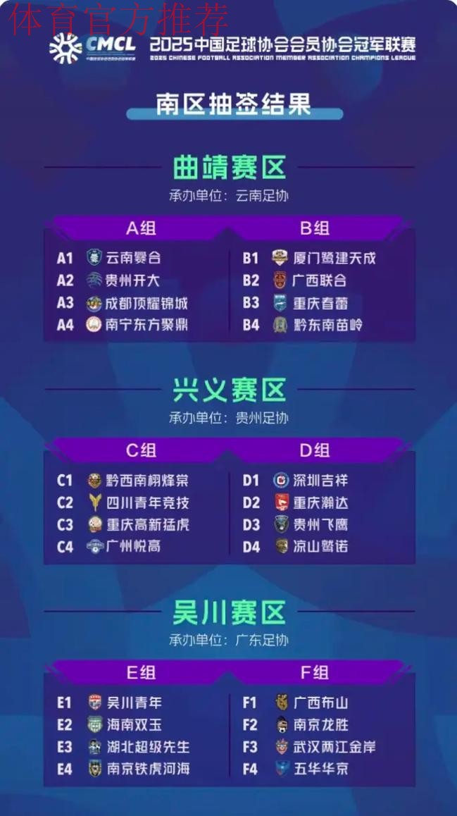 2022全国女子足球乙级联赛抽签结果出炉